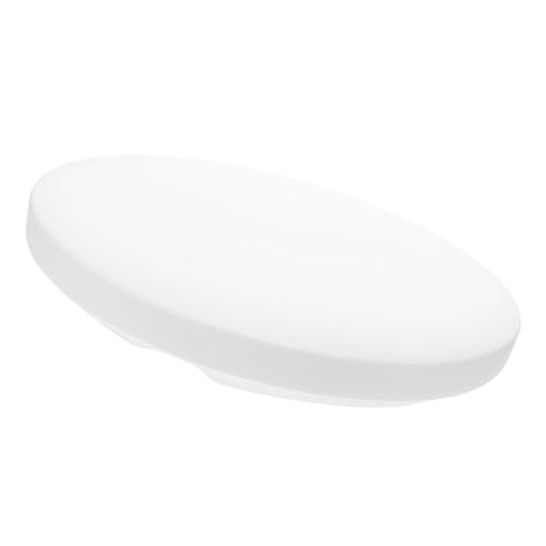 LIFKOME Anti-glare LED Deckenleuchtenabdeckung Kunststoff Lampenschirm Rund Flush Mount Ersatz für Schlafzimmer Küche Balkon Flur Einfach zu Montieren Kompatibel von LIFKOME