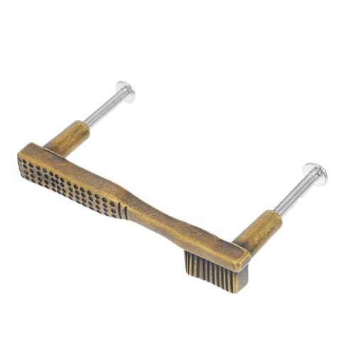 LIFKOME Badezimmermöbel Griff in Zahnbürstenform Einfache Montage Kupferfarben Kreativer Schrankgriff für Bad Kleiderschränke Einsetzbar Komfortabler Halt von LIFKOME