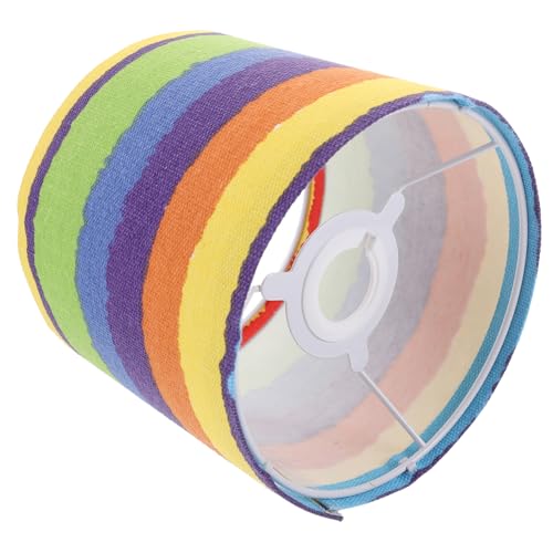 LIFKOME Bunter Lampenschirm aus Abnehmbar und Faltbar Originelles Design Geeignet für Deckenleuchten Wandleuchten und Stehlampen Weiches Lichtschutz für Augenschutz und Moderne von LIFKOME