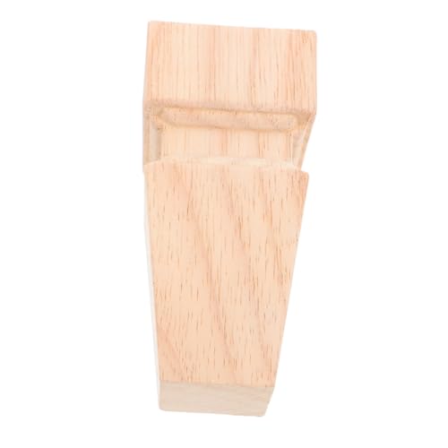 LIFKOME Holzfüße Für Möbel Quadratische Bettrahmenbeine Aus Massivholz Stabile Tischbeine Für Schränke Und Stühle von LIFKOME