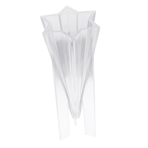 LIFKOME DIY Kunststoff Kerzenform Transparent Hexagonal Wiederverwendbare Handgussform Für Duftkerzen Handwerk Und Dekoration von LIFKOME