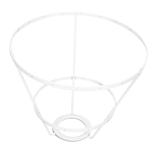 LIFKOME DIY Lampenschirmhalter aus Robustem Eisen Konischer Lampenschirmrahmen für Tischlampen Schreibtischlampen und Kronleuchter Rostfrei Formstabil für Individuelle Lampenschirme von LIFKOME