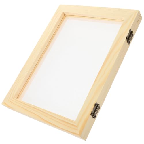 LIFKOME DIY Papierschöpfrahmen aus Holz mit Robustem Filternetz Kindgerechtes Wissenschaftsspielzeug zur Papierherstellung Umweltbewusstes Bastelset für Kindergarten und Handwerk LIFKOME DIY Papierschöpfrahmen aus Holz mit Robustem Filternetz Kindgerechtes Wissenschaftsspielzeug zur Papierherstellung Umweltbewusstes Bastelset für Kindergarten und Handwerk von LIFKOME