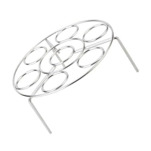 LIFKOME Dampfgarer Eierhalter Dämpfeinsatz Hitzebeständiger Multifunktionaler Topfuntersetzer und Kochständer Geeignet für Dampfgaren und Kochen im Haushalt von LIFKOME