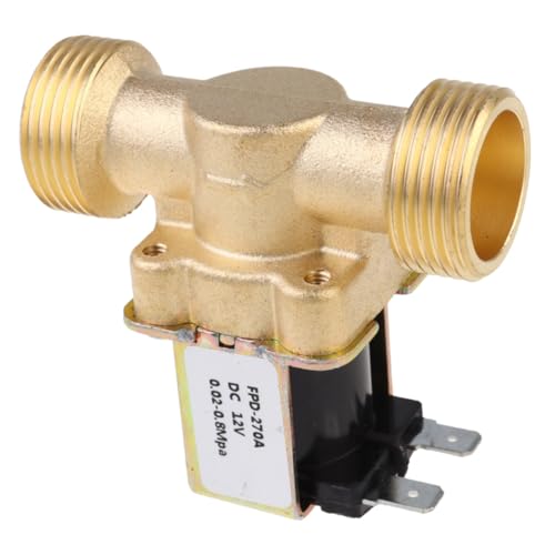 LIFKOME Dc Elektromagnetisches Magnetventil Wasserzulauf Ventil Schnellanschluss Non Return Valve für Warm und Kaltwasser Automatisch Gesteuert von LIFKOME
