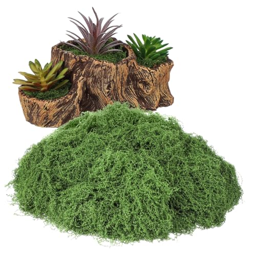 LIFKOME 300g Kunstmoos Bastelmoos Für Topfpflanzen Und Innendekoration Dekomoos Für Tischdekoration Blumen Und DIY-projekte von LIFKOME