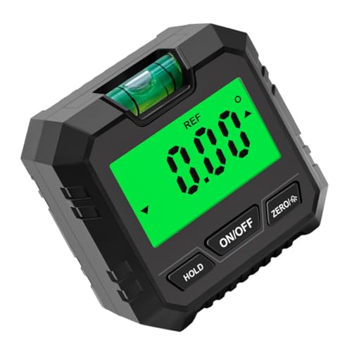LIFKOME Digitaler Winkelmesser mit LCD Display Integrierter Magnet Tragbar Präzises Winkelmessgerät für Bau Tischlerei Maurerarbeiten Digitale Wasserwaage Erweiterbarer Messbereich von LIFKOME