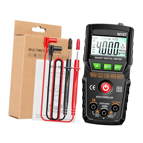 LIFKOME Digitales Multimeter Auto Ranging Multimeter Tester mit Durchgangsprüfung Spannungs und Frequenzmessung Tragbar mit Datenhaltefunktion und Hintergrundbeleuchtung für und LIFKOME Digitales Multimeter Auto Ranging Multimeter Tester mit Durchgangsprüfung Spannungs und Frequenzmessung Tragbar mit Datenhaltefunktion und Hintergrundbeleuchtung für und von LIFKOME