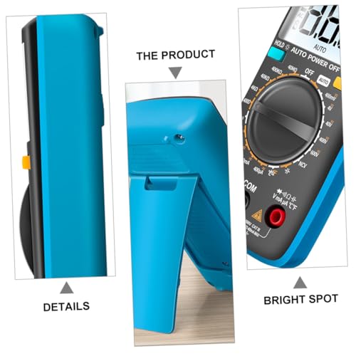 LIFKOME Digitales Multimeter mit automatischer Bereichswahl Tragbares multifunktionales Messgerät Tester für Spannung Strom Widerstand Temperatur Großes LCD Robustes Gehäuse ohne Batterie LIFKOME Digitales Multimeter mit automatischer Bereichswahl Tragbares multifunktionales Messgerät Tester für Spannung Strom Widerstand Temperatur Großes LCD Robustes Gehäuse ohne Batterie von LIFKOME