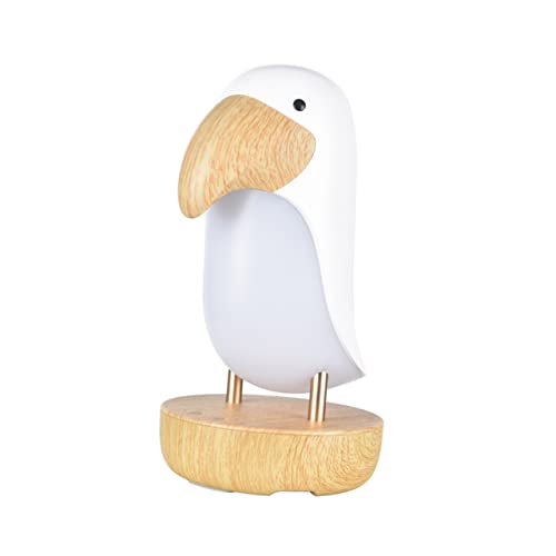LIFKOME Dimmbares Holz Vogel Nachtlicht mit Lautsprecher USB Wiederaufladbar Stimmungsvolle Tischlampe für Schlafzimmer Party Camping als von LIFKOME
