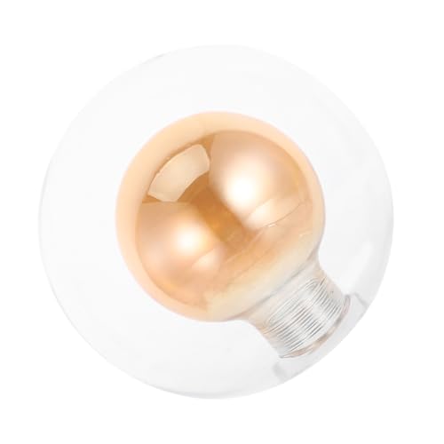LIFKOME Doppelglas Glaskugel Lampenschirm Transparent Pendelleuchte Lampenabdeckung für Wohnzimmer Esszimmer Schlafzimmer Arbeitszimmer Kompatibilität Lichtdurchlässigkeit von LIFKOME