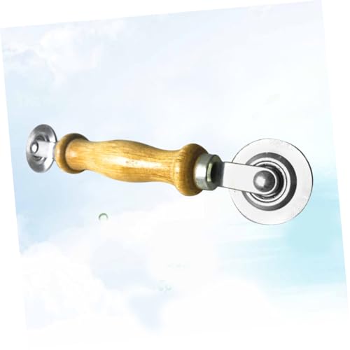 LIFKOME Edelstahl Andrückrolle mit Holzgriff Fliegengitter Werkzeug für Moskitonetz Montage Langlebig Sanft Laufend Vielseitig Einsetzbar Ergonomisch Geformt Wiederverwendbar für Dicke von LIFKOME