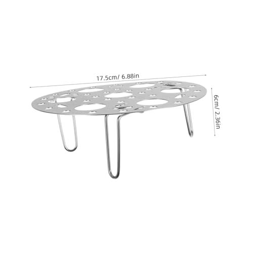 LIFKOME Edelstahl Dämpfgestell für Eier Faltbarer Multifunktionaler Küchen dampfeinsatz Hitzebeständiger Dampfstativhalter für Schonendes Garen und Kochen von LIFKOME