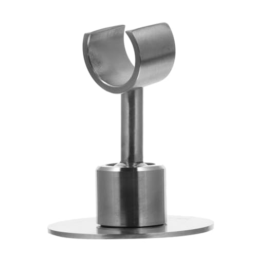 LIFKOME Edelstahl Duschkopfhalter Brausehalterung ohne Bohren mit Drehfunktion Verstellbarer Handbrause Halter für Duschen Robust und Kratzfest Silberfarben von LIFKOME