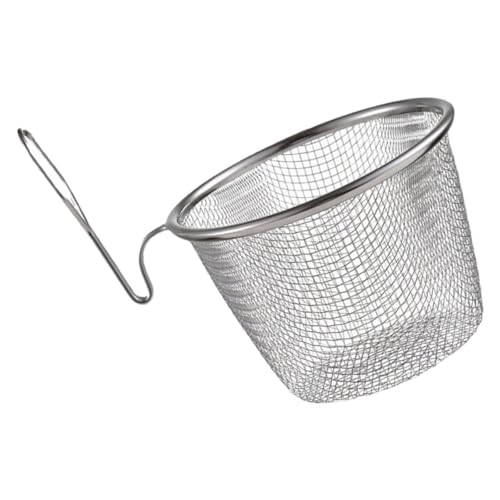 LIFKOME Edelstahl Feines Maschensieb Nudelsiebkorb für Pasta Kochen Langlebiger Rostschutz Vielseitiger Abtropflöffel für Hot Pot Spaghetti Dumpling und Ramen Küche Kleines Modell LIFKOME Edelstahl Feines Maschensieb Nudelsiebkorb für Pasta Kochen Langlebiger Rostschutz Vielseitiger Abtropflöffel für Hot Pot Spaghetti Dumpling und Ramen Küche Kleines Modell von LIFKOME