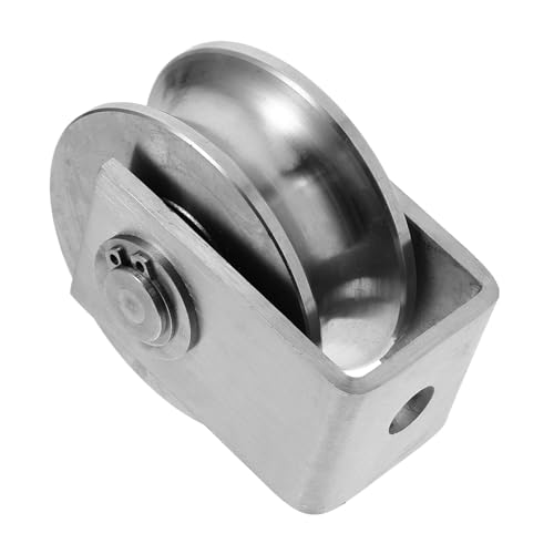 LIFKOME Edelstahl Lager Umlenkrolle Nut Seilrolle Tragfähig Leise Laufend Für Schiebetüren Schienensystem Lifting Rope Pulley LIFKOME Edelstahl Lager Umlenkrolle Nut Seilrolle Tragfähig Leise Laufend Für Schiebetüren Schienensystem Lifting Rope Pulley von LIFKOME