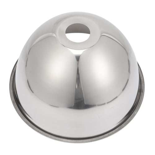 LIFKOME Edelstahl Lampenschirm Spotlicht Deckenlampe Abdeckung für Werkstatt und Außenbereich Robust Langlebig Einfach zu Montieren von LIFKOME