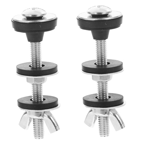 LIFKOME Edelstahl Toilettensitz Schrauben Rostfreie Befestigungsschrauben für Wc sitz Montage Robustes Schraubenset Ersatz für Standard Toilettensitze Langlebig und Stabil LIFKOME Edelstahl Toilettensitz Schrauben Rostfreie Befestigungsschrauben für Wc sitz Montage Robustes Schraubenset Ersatz für Standard Toilettensitze Langlebig und Stabil von LIFKOME