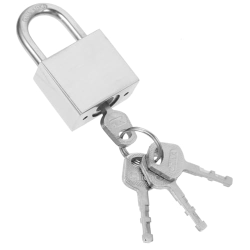 LIFKOME Edelstahl Vorhängeschloss Rostfrei mit Schlüssel Stabiles Tagebuch Schloss Kleine Sicherheitssperre für Schrank Fenster Koffer Zuverlässiges Diebstahl Schloss LIFKOME Edelstahl Vorhängeschloss Rostfrei mit Schlüssel Stabiles Tagebuch Schloss Kleine Sicherheitssperre für Schrank Fenster Koffer Zuverlässiges Diebstahl Schloss von LIFKOME