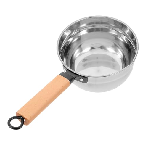 LIFKOME Edelstahl Wasserschöpfer mit Langem Holzgriff Rostfreie Küchenschaufel Multifunktionale Kochkelle Platzsparend mit Aufhängehaken Langlebig und Korrosionsbeständig für Haushalt und LIFKOME Edelstahl Wasserschöpfer mit Langem Holzgriff Rostfreie Küchenschaufel Multifunktionale Kochkelle Platzsparend mit Aufhängehaken Langlebig und Korrosionsbeständig für Haushalt und von LIFKOME