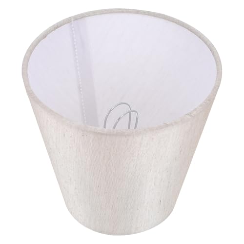 LIFKOME Einfache Stoff lampenschirm abdeckung Langlebiger Eleganter Lampenschirmhalter für Steh Hängelampen Diffuser Lichtschutz für Wohnzimmer und Schlafzimmer Unkomplizierte Montage von LIFKOME