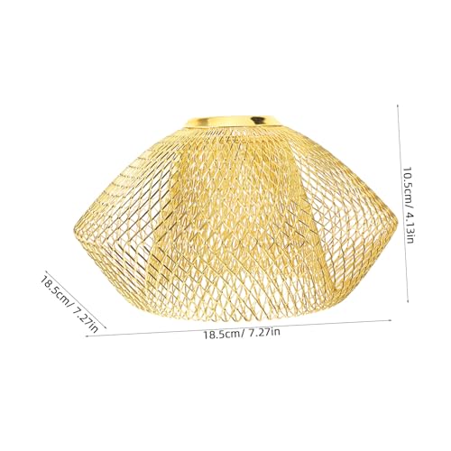 LIFKOME Eisen Lampenschirm Hängelampe Retro Vintage Deckenlampe Draht Design Øxmm für Esszimmer Bar Wohnzimmer Industrial Beleuchtung von LIFKOME