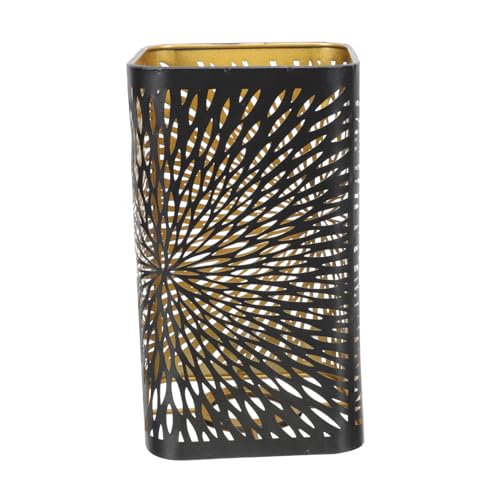 LIFKOME Eisen Lampenschirm Hohl Geschnittene Tischlampe Abdeckung Stabiler Lampenschirm Nachttischlampe Weiches Licht Originelles Design Für Wohnzimmer Schlafzimmer Esszimmer Bar von LIFKOME