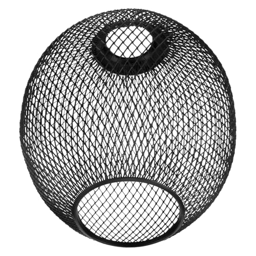 LIFKOME Eisengitter Lampenschirm Deckenleuchte Metall Hohl Geometrisch Vintage Lichtschutz Schutzgitter Für Wohnraum Büro Schlafzimmer Küche Restaurant von LIFKOME