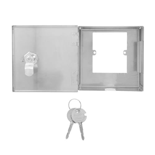 LIFKOME Elektrische Box mit Sicherheitsverschluss Wandmontierte Wasserdichte Steckdosenabdeckung für Außenbereich Lockable Schutzgehäuse für Elektroladegeräte von LIFKOME