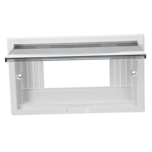 LIFKOME Elektrischer Verteilerkasten Abdeckung Kunststoff Schutzplatte für Innen und Außenbereich Kompatibel mit Stromkreis und Verteilerschränken Einfache Montage Langlebiger Schutz für von LIFKOME