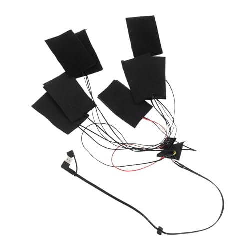 LIFKOME Elektrisches Heizpad mit Verstellbarer Temperatur Carbonfaser-heizelement für Jacke und Weste Schnelles Aufheizen Vielseitig Einsetzbar als Heizweste Unterziehpad für Kalte Tage von LIFKOME