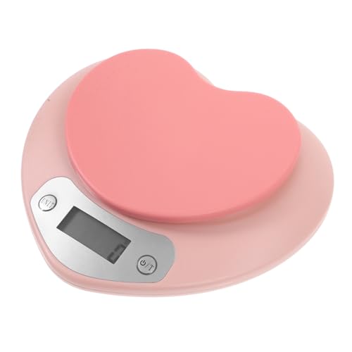 LIFKOME Elektronische Küchenwaage Kunststoff Präzise Digitalwaage für Backen Kochen Rosa Praktisch Haushaltswaage für Gewürze Tee Lebensmittel Restaurants von LIFKOME