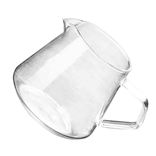 LIFKOME Espressomaschine Glas Kaffeeheber 650 ml Türkische Kaffeekanne Kleines Glas Manuelles Gießen über Kaffeebecher Tee Steeper Clear Dekanter Wasserkocher Krug für Zuhause Glastassen von LIFKOME