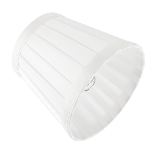 LIFKOME Europäischer Deckenlampenschirm aus Weißem Stoff Kleiner Lampenschirm mit Falten design Stilvoller Lampenüberzug für Wohnzimmer Schlafzimmer Hotel und Büro Einfach zu Montieren LIFKOME Europäischer Deckenlampenschirm aus Weißem Stoff Kleiner Lampenschirm mit Falten design Stilvoller Lampenüberzug für Wohnzimmer Schlafzimmer Hotel und Büro Einfach zu Montieren von LIFKOME