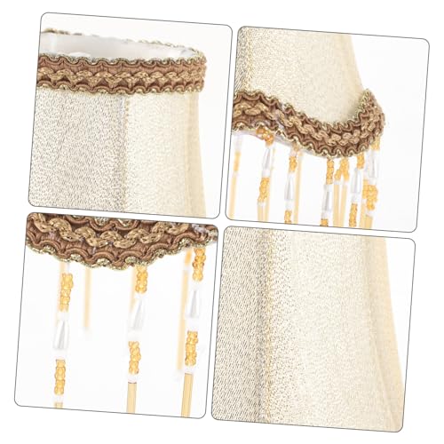 LIFKOME Europäischer Lampenschirm aus Festem Stoff Flexibler Einsatz für Wand Tischlampen Einfach zu Reinigen Formstabil Stilvolles Lichtzubehör für Wohnzimmer und Schlafzimmer von LIFKOME