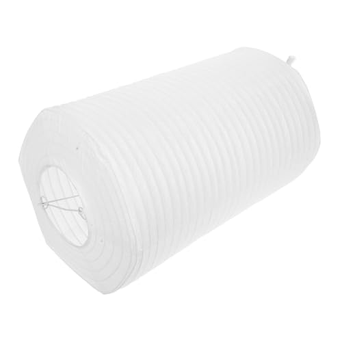 LIFKOME Faltbare Japanische Papierlaterne Ø Eleganter Stehlampe mit Reispapier-schirm Sanftes Licht für Schlafzimmer Büro Schreibtisch und Saisonale Partydekorationen Batteriefrei von LIFKOME