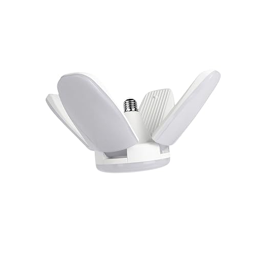 LIFKOME Faltbare LED Garage Lampe Energieeffiziente LED mit Fassung Verstellbares Licht für Schlafzimmer Wohnzimmer Bar und Restaurant von LIFKOME