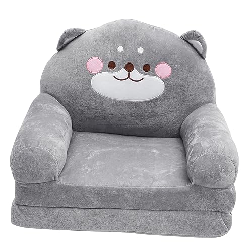 LIFKOME Faltbares Kindersofa im Design Kreatives Plüschsofa für Junge Mädchen und Kleinkinder für Schlafzimmer Wohnzimmer Kindergarten und Kinderzimmer Zufällige Farbe Zufällige Farbe von LIFKOME