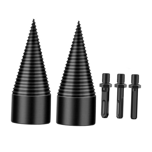 LIFKOME Firewood Splitter Bohrer mit Kegelbohrern und Adapterstangen Holzspalter Aufsatz für Elektrowerkzeug Rutschfestes Design für Brennholz und Camping Geeignet LIFKOME Firewood Splitter Bohrer mit Kegelbohrern und Adapterstangen Holzspalter Aufsatz für Elektrowerkzeug Rutschfestes Design für Brennholz und Camping Geeignet von LIFKOME