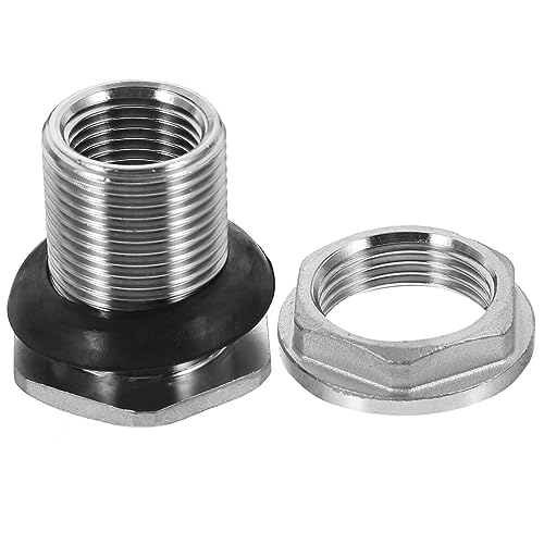 LIFKOME Fitting Wasserbehälteranschluss Adapter für Pool und Aquarium Gewindeanschluss für Wasserbehälter Langlebig und Leicht zu Reinigen von LIFKOME