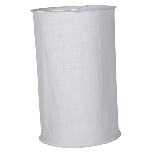 LIFKOME Foldbarer Stoff Lampenschirm für Kronleuchter Steh und Tischlampen Langlebiger Metallrahmen Moderner Warmer Stil für Wohnzimmer Restaurant Einfach zu Montieren Lagern von LIFKOME