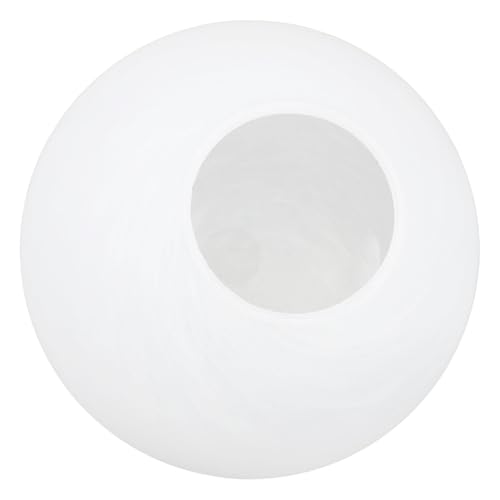 LIFKOME Glas Lampenschirm Ersatz für Tischlampen und Nachttischleuchten Transparente Lampenabdeckung aus Robustem Glas Schutz für Leuchtmittel DIY Ersatzschirm für Moderne Beleuchtung von LIFKOME
