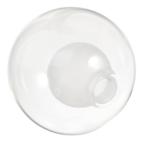 LIFKOME Glas Lampenschirm Kugel Ersatz Lampenabdeckung für Deckenleuchte Fassung Opal Einfach Installation Sicher Stilvoll für Wohnzimmer Schlafzimmer von LIFKOME