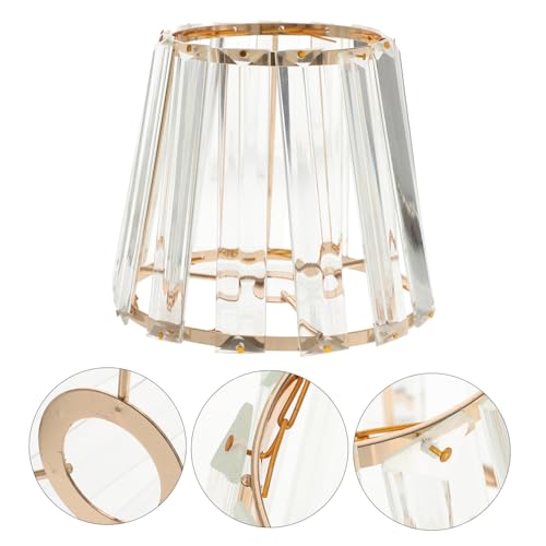 LIFKOME Glas Lampenschirm für Tischlampe Transparenter Hochlichtdurchlässiger Ersatzschirm Stabiles Modernes Design Geeignet für Schreibtischlampen Warmes Licht Langlebig und Sicher von LIFKOME