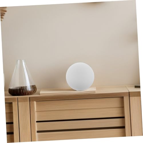 LIFKOME Glas lampenschirm Kugelförmig Ersatz Lampenabdeckung Milchglas Effekt Für Wohnzimmer Esszimmer Schlafzimmer Einsetzbar Einfache Montage Stilvoll Elegant von LIFKOME