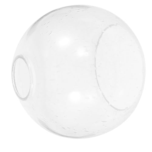 LIFKOME Glaskugel Lampenschirm Ersatz Deckenlampe Rundes Glaslampen design Schutz für Wohnzimmer Schlafzimmer Flur Einfach zu Montierender Dekorativer Lampenschirm von LIFKOME