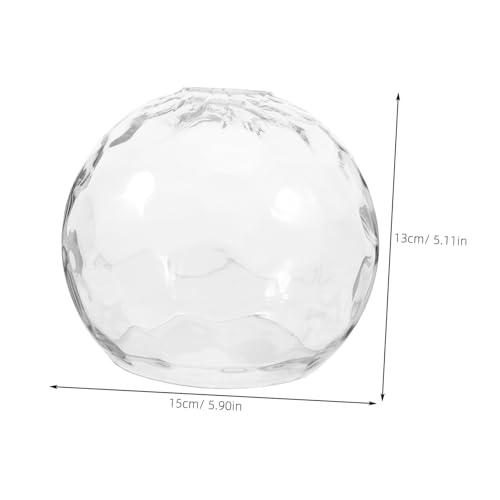 LIFKOME Glaskugel Lampenschirm Ersatz Glas Lampenabdeckung Rund Transparent Obere Öffnung Untere Öffnung für Deckenleuchte Pendelleuchte Wohnzimmer Schlafzimmer Bar LIFKOME Glaskugel Lampenschirm Ersatz Glas Lampenabdeckung Rund Transparent Obere Öffnung Untere Öffnung für Deckenleuchte Pendelleuchte Wohnzimmer Schlafzimmer Bar von LIFKOME