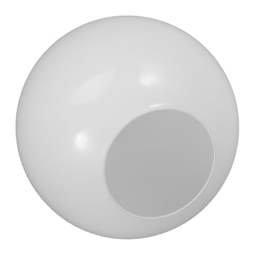 LIFKOME Glaskugel Lampenschirm Milchglas Ersatzglas Leuchtenabdeckung Rund Sphere Lampenschirm für Tischlampe Pendelleuchte Straßenlampe Modern Elegant von LIFKOME