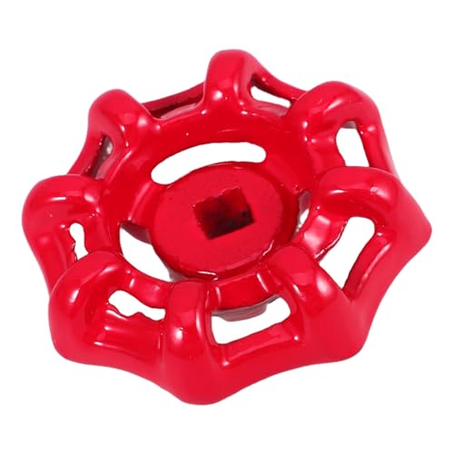 LIFKOME Gusseisen Außenzapfen Ventilgriff mit Rotem Quadratischem Handrad Robustes Ersatzteil für Wasserhahn Rutschfeste Oberfläche Wetterfest für Gartenschläuche und Außenarmaturen LIFKOME Gusseisen Außenzapfen Ventilgriff mit Rotem Quadratischem Handrad Robustes Ersatzteil für Wasserhahn Rutschfeste Oberfläche Wetterfest für Gartenschläuche und Außenarmaturen von LIFKOME