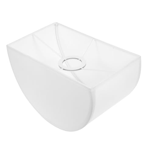 LIFKOME Halbrunder Stoff lampenschirm Ersatz Lampenabdeckung Deckenleuchte Weichzeichnend Licht Schlafzimmer Wohnzimmer Hotel Robust und Leicht Montierbar von LIFKOME